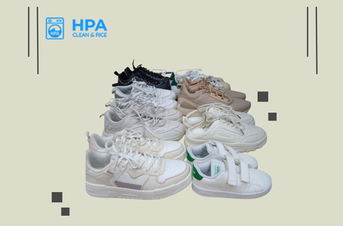 Giặt giày tại nhà bè