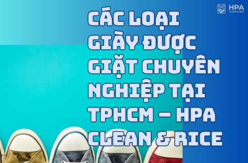 Các Loại Giày Được Giặt Chuyên Nghiệp Tại TPHCM – HPA Clean & Rice