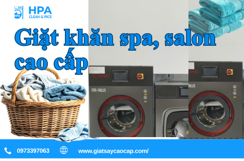 Giặt khăn spa, salon cao cấp