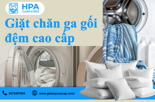 Giặt chăn ga gối đệm cao cấp