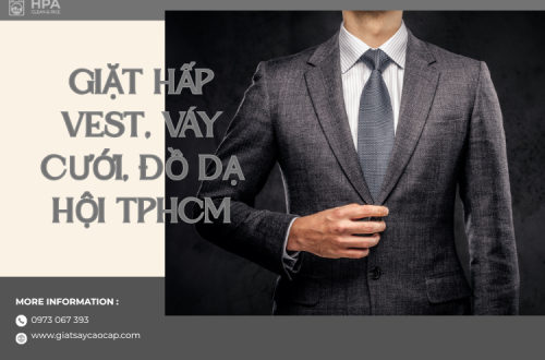 Dịch Vụ Giặt Hấp Vest, Váy Cưới, Đồ Dạ Hội TPHCM