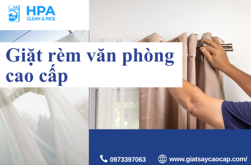 Giặt rèm văn phòng cao cấp