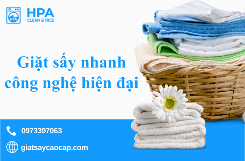 Giặt sấy nhanh công nghệ hiện đại