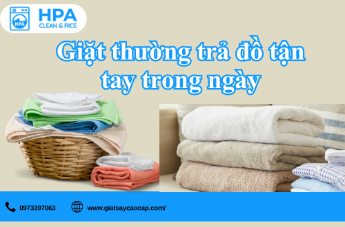 Giặt thường trả đồ tận tay trong ngày