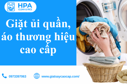 Giặt ủi quần áo thương hiệu cao cấp